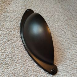 2-1/2" Center 2 Center oil Rubbed Bronze Bin Cup Drawer Pull Handle. Shipped with USPS First Class. These pulls are new. I removed them from their ori