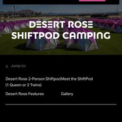 CAMP EDC LV DESERT ROSE SHIFT POD 