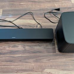 Bose 300 sound bar and 500 subwoofer 