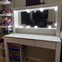 Vanity  Table With Light    (IKEA)