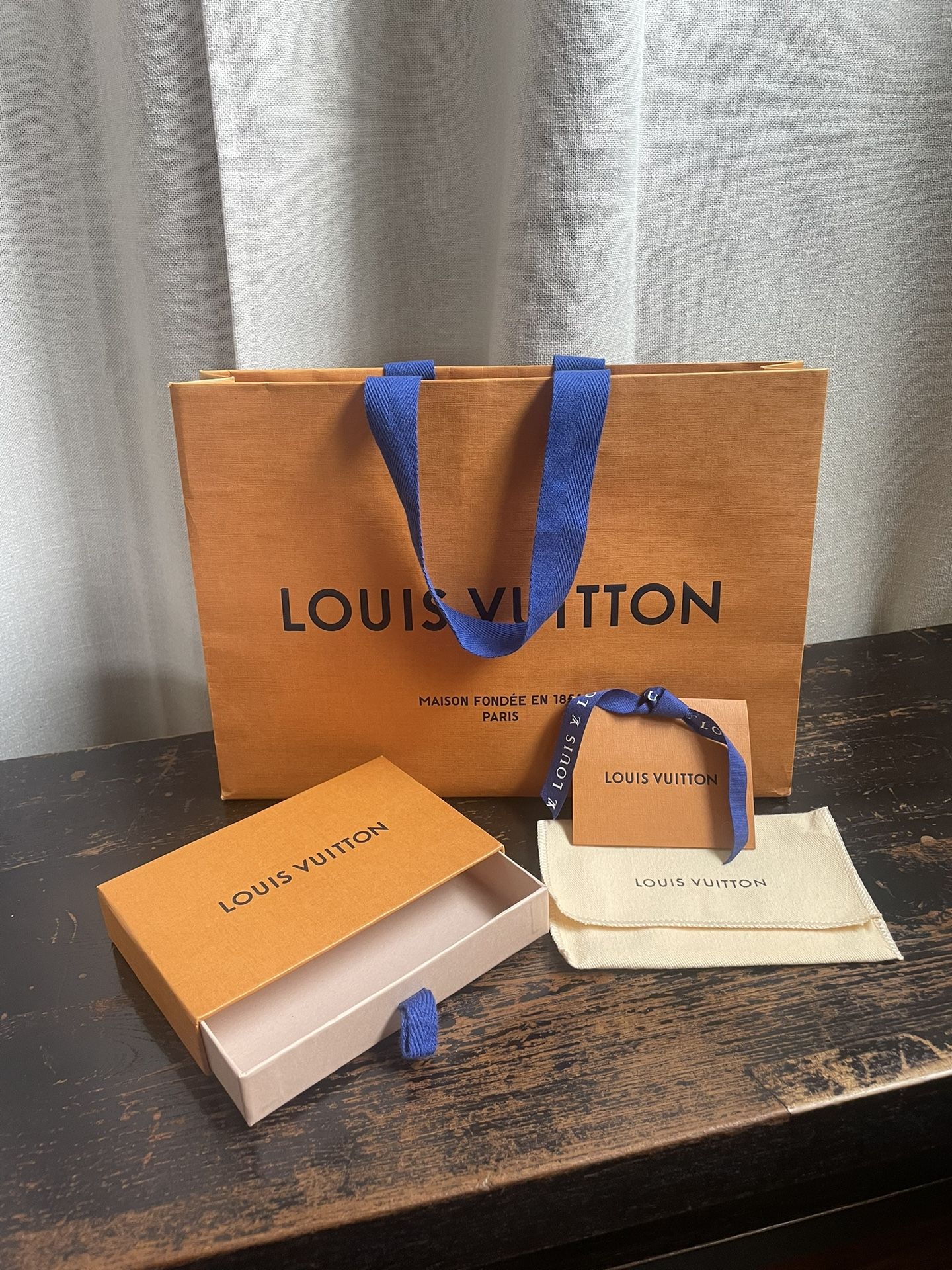Louis Vuitton Gift Bag Set with Box, Card Holder and Soft Bag,All Products : American Fashion Style Bags On Sale