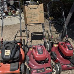 Lawn mower’s toro 