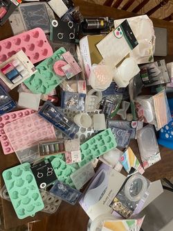 Large UV Resin & Craft Supplies Lot