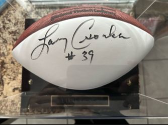Larry Csonka #39 Autographed Football