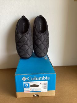 Columbia Woman’s Omni-Heat Lazy Bend Camper Slippers Size 9 Black