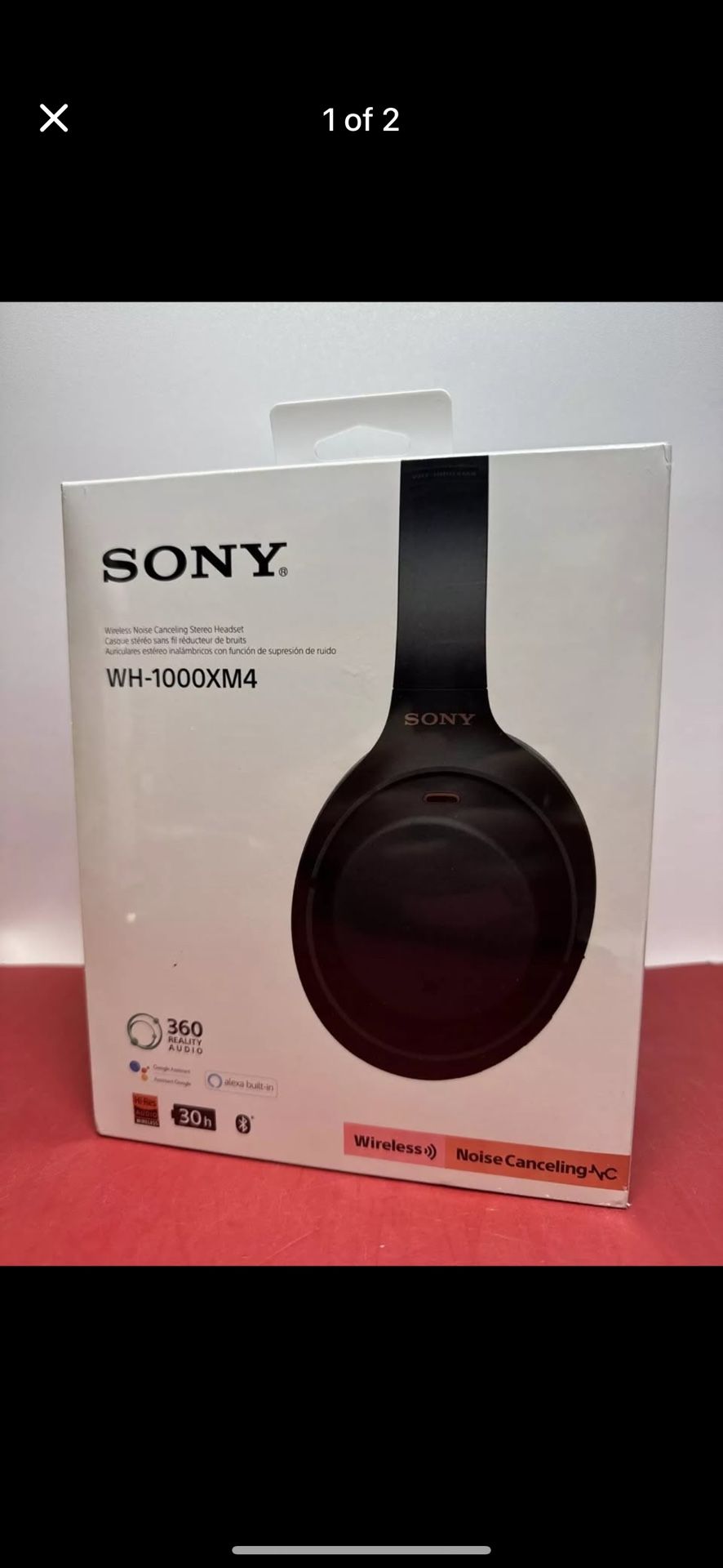 BRAND NEW SEALED Sony WH-1000XM4 Wireless Noise Cancelling Headphones Black