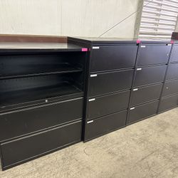 OFFICE/HOME FILE CABINET 4 DRAWERS LATERAL FILE 
