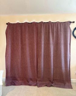 Curtains, Width- 48 inch. Length - 94 inch.