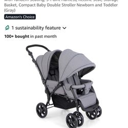 Honey Joy Double Stroller
