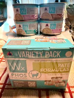 Weruva Wx Phos Focused Pâté Variety Pack cat food - 16 Cans