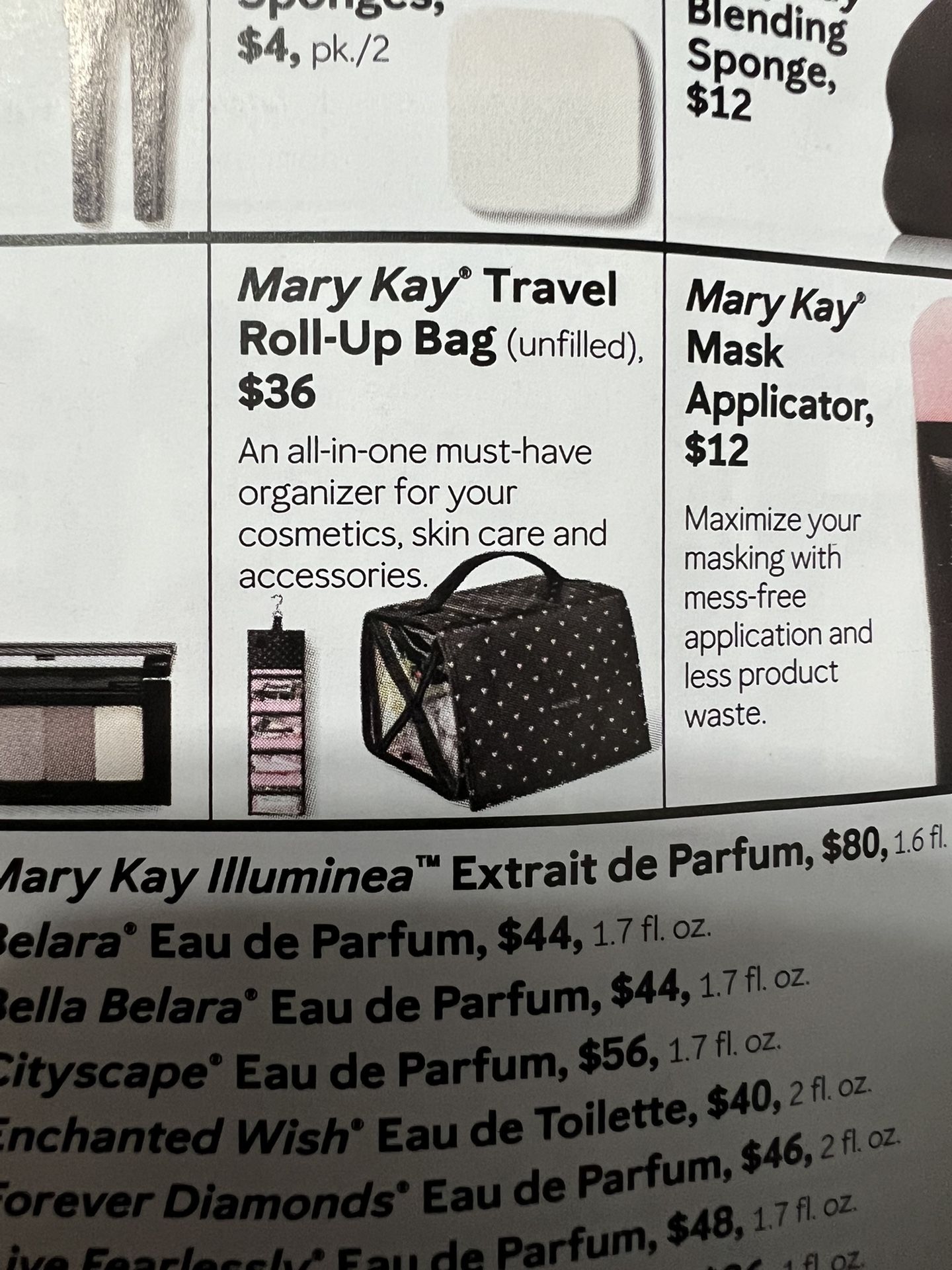 Mary Kay - Travel 🧠Roll-Up Bag