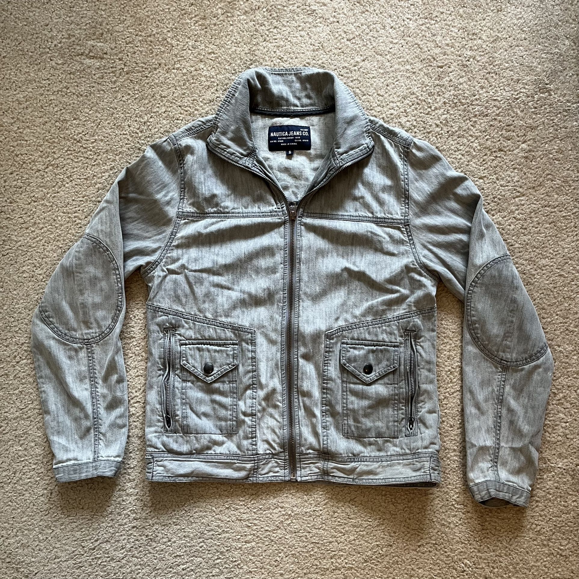 Nautica Jeans Co. Gray Denim Jacket