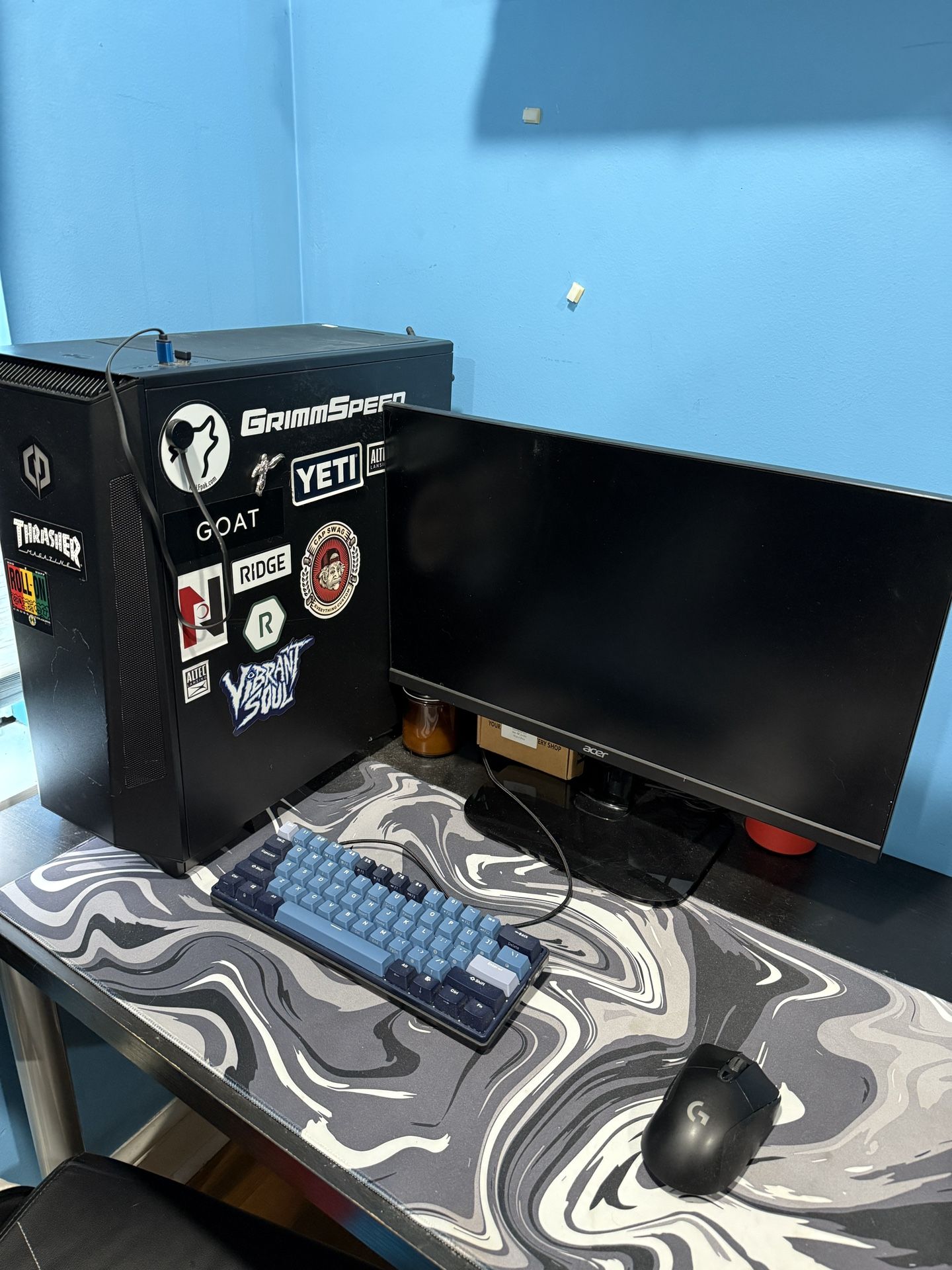 CYBERPOWER PC/ KEYBOARD / MOUSE/ MONITOR