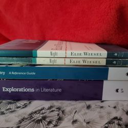 4 High School Books 