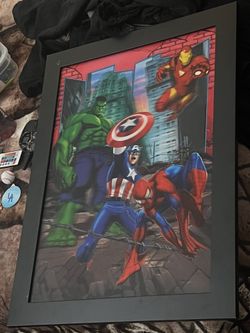 Superhero Moving Picture Frame