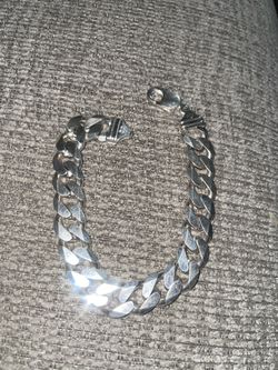Sterling Cuban Bracelet