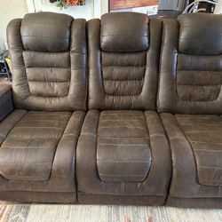 2 Ashley Electric Reclining Couches