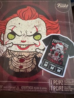 Funko Pennywise Pop & Tee Box Set Size M