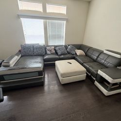 Free  Sectional Leather Couches