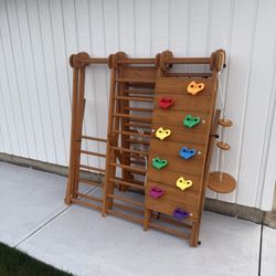 Avenlur Chestnut Outdoor & Indoor Foldable Jungle Gym 