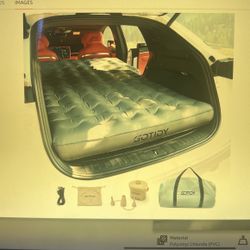 NEW PUNCTURE PROOF SUV AIR MATTRESS. For Camping, Rechargeable Car Air Pump, Extra Thick, Quick Setup, Waterproof. 