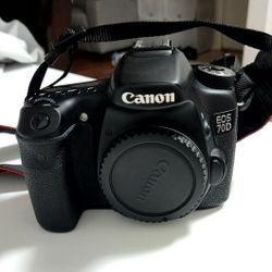 Canon 70D DSLR Camera Body - Great Condition / Fast Autofocus