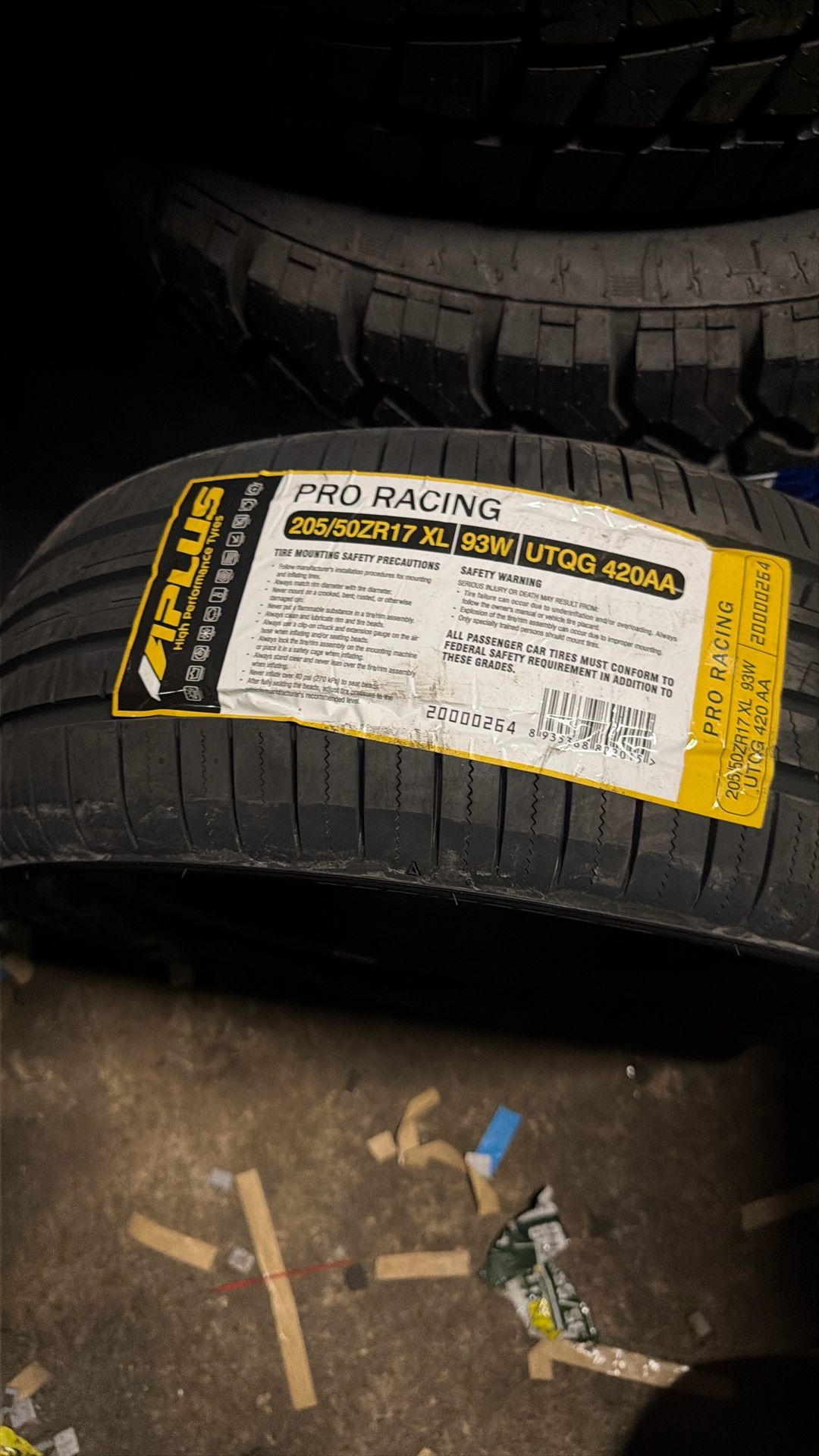 205/50/17 A plus Tires for Sale in San Bernardino, CA - OfferUp