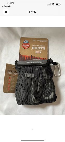 Arcadia Trail Cold Weather Booties For Dogs  Size 