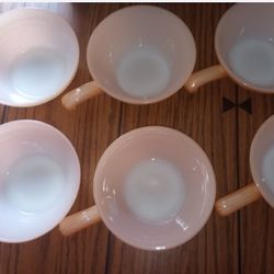 1960's Peach Lustre Fire King