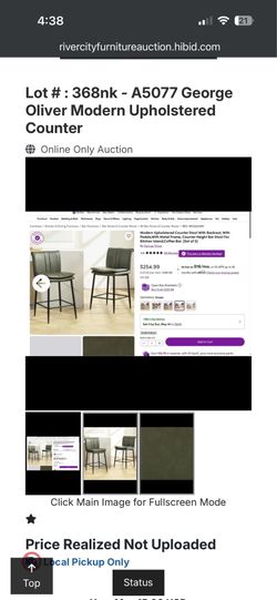 Green Counter Stools