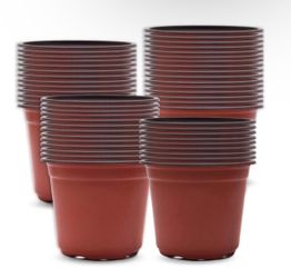 8" Multipurpose Plastic Pots (10)