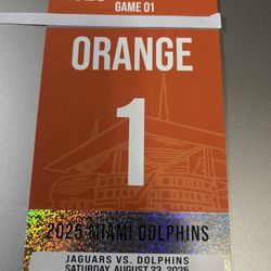 Dolphins Jaguars Orange Parking