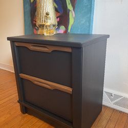 Classic Black Nightstand