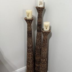 Tall Candle Holder Set