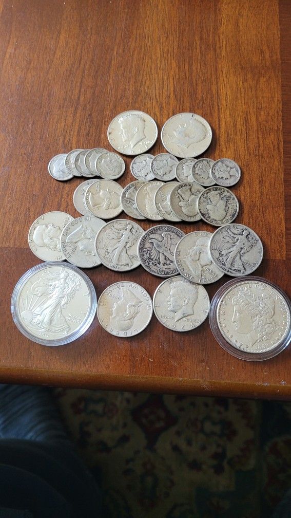 10/11 25 SILVER COINS 🔥