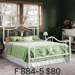 Full Size Bed Frame with Headboard,Metal Bed Frame with Butterfly Pattern Design Headboard(884-5)