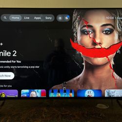Sony 55” 4K Smart TV (2022 Model) – Google TV – $299