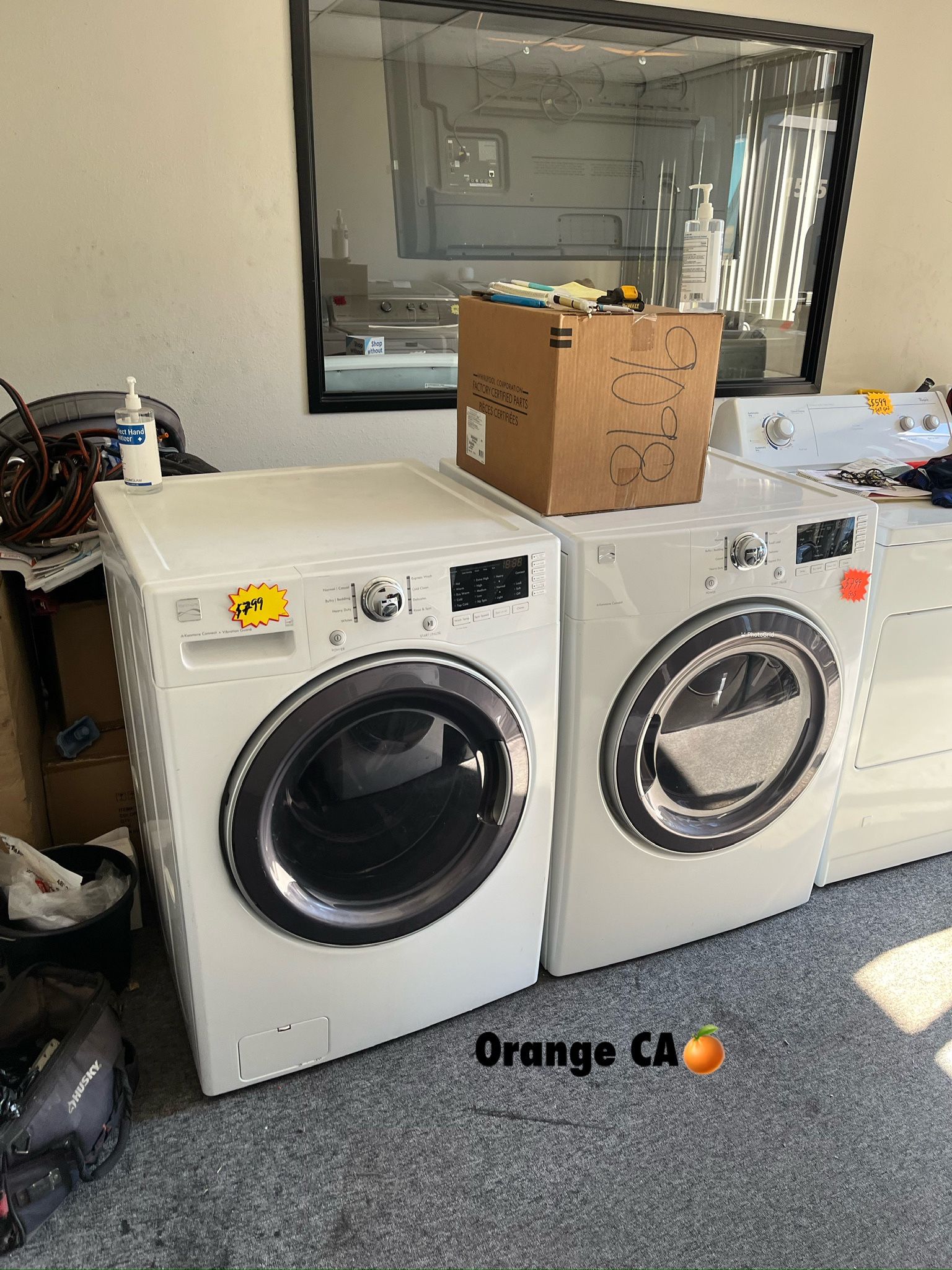 KENMORE WASHER AND DRYER