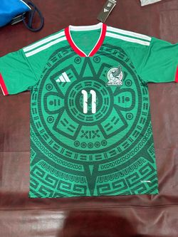 Mexico 2026 Home Jersey Santiago Gimenez #11 Adult Large Slim Fit