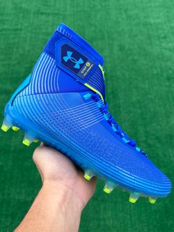 UNDER ARMOUR UA HIGHLIGHT MC “TEAM ROYAL / ELECTRIC BLUE” FOOTBALL CLEATS (Size 9, Men’s)