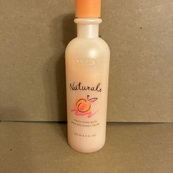 Avon naturals peach foam bath