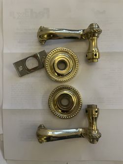 Interior Door Handle With Rosettes