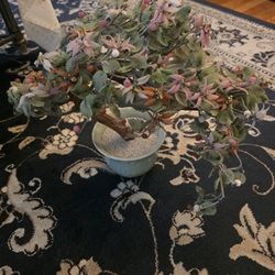 Chinese Jade Glass Bobsail Tree