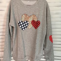Heart Sweatshirt, Medium 