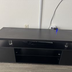 TV Stand/Console Table w LED Light 