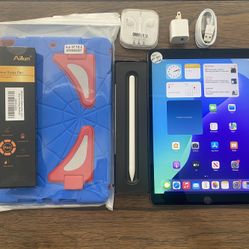 Apple IPad Air 3rd Generation (10.5” Retina/ Latest IOS 18) 64GB with pen, case & Accessories 