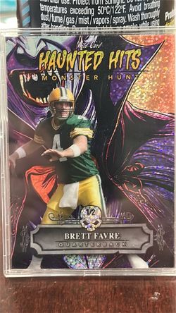 Brett Favre Wild Card Haunted Hits Monster Hunt 1/2