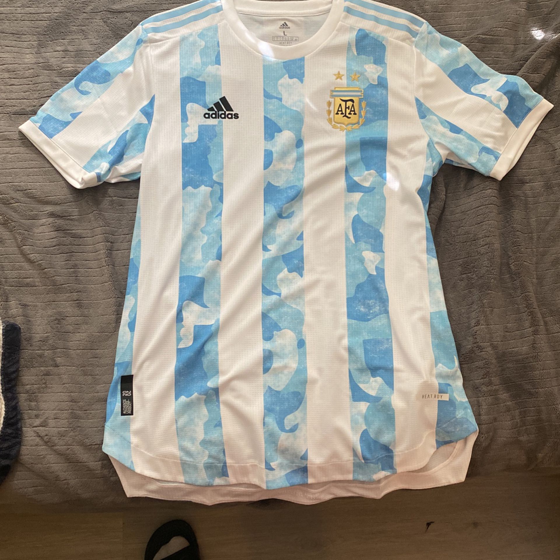 Authentic Player Edition Argentina Jersey (Large) for Sale in Watsonville,  CA - OfferUp