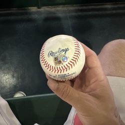 Dodgers Angles Game Used Ball 