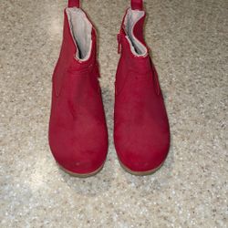 Used Red Boots Size 12 